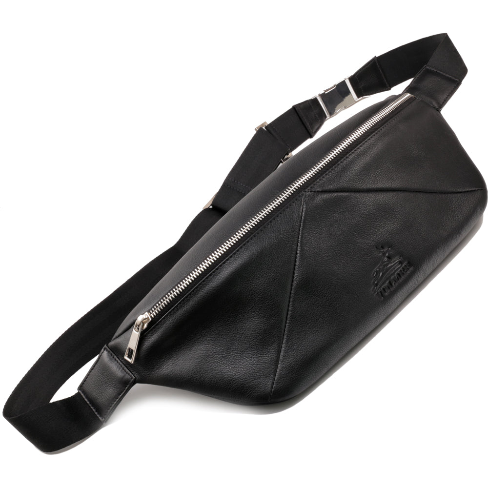 Leichte Crossbody Bag Schultertasche aus Echt-Leder – geräumige und robuste Sling Bag | Bag9910