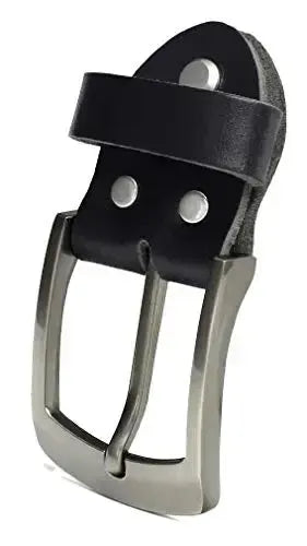 Gespsluiting als vervangend onderdeel voor zwarte leren riem 38 mm type 10125 | Gesp-10125