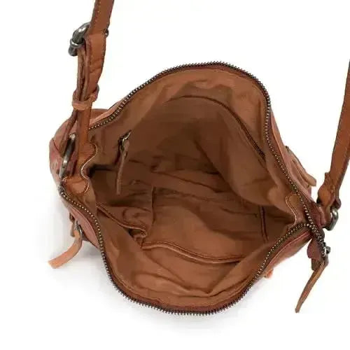 Borsa a tracolla in pelle per donna – Borsa a tracolla – Look vintage usato | Modello Ravenna