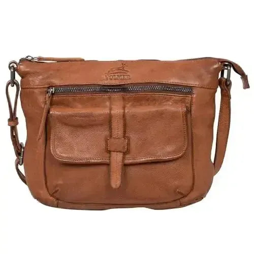 Borsa a tracolla in pelle per donna – Borsa a tracolla – Look vintage usato | Modello Ravenna