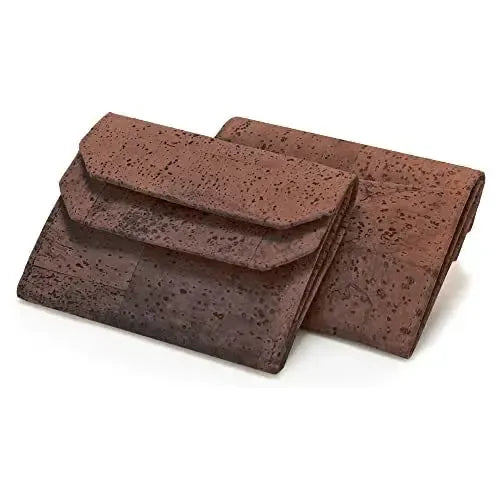 Veganen portemonnee van kurk met RFID-bescherming - licht en compact - 4 vakken voor creditcards | MW99