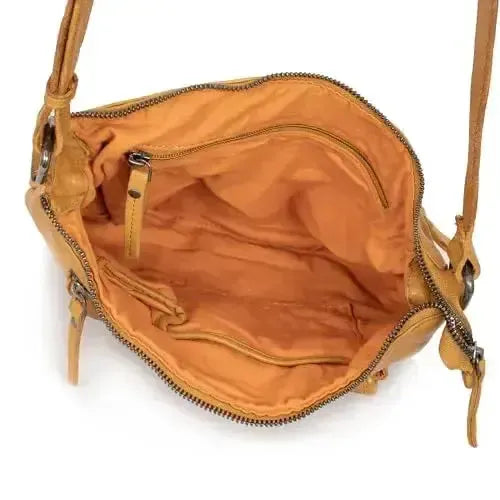 Borsa a tracolla in pelle per donna – Borsa a tracolla – Look vintage usato | Modello Ravenna