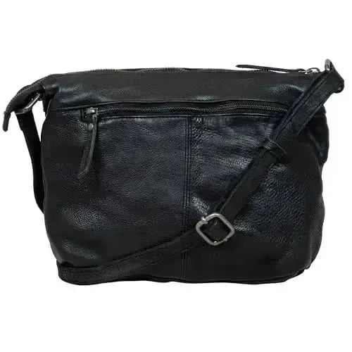 Borsa a tracolla in pelle per donna – Borsa a tracolla – Look vintage usato | Modello Ravenna