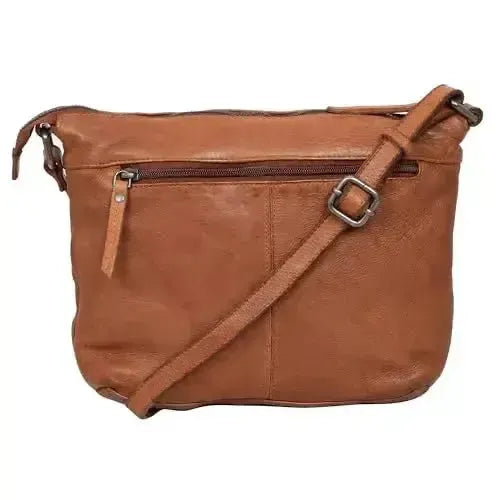 Borsa a tracolla in pelle per donna – Borsa a tracolla – Look vintage usato | Modello Ravenna