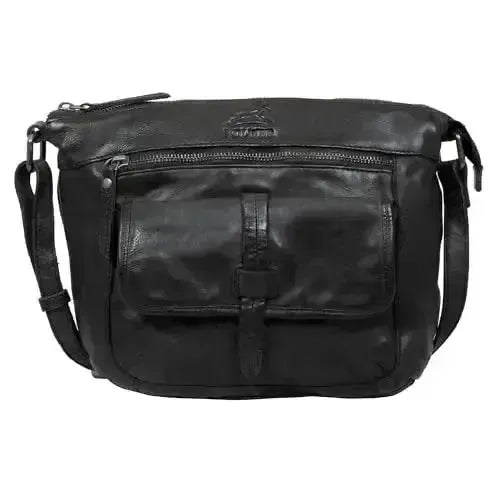 Borsa a tracolla in pelle per donna – Borsa a tracolla – Look vintage usato | Modello Ravenna