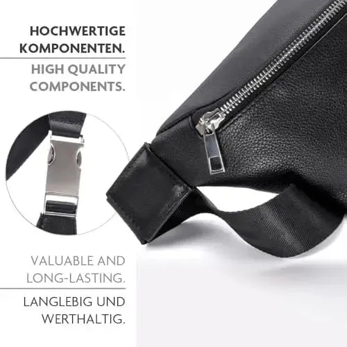Borsa a tracolla leggera in vera pelle – borsa a tracolla spaziosa e robusta | Bag9910