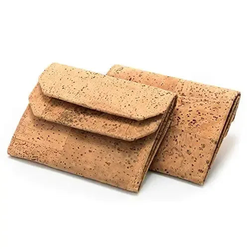Portefeuille compact en liège avec protection RFID – 4 compartiments pour cartes de crédit – vegan | MW99 Kork