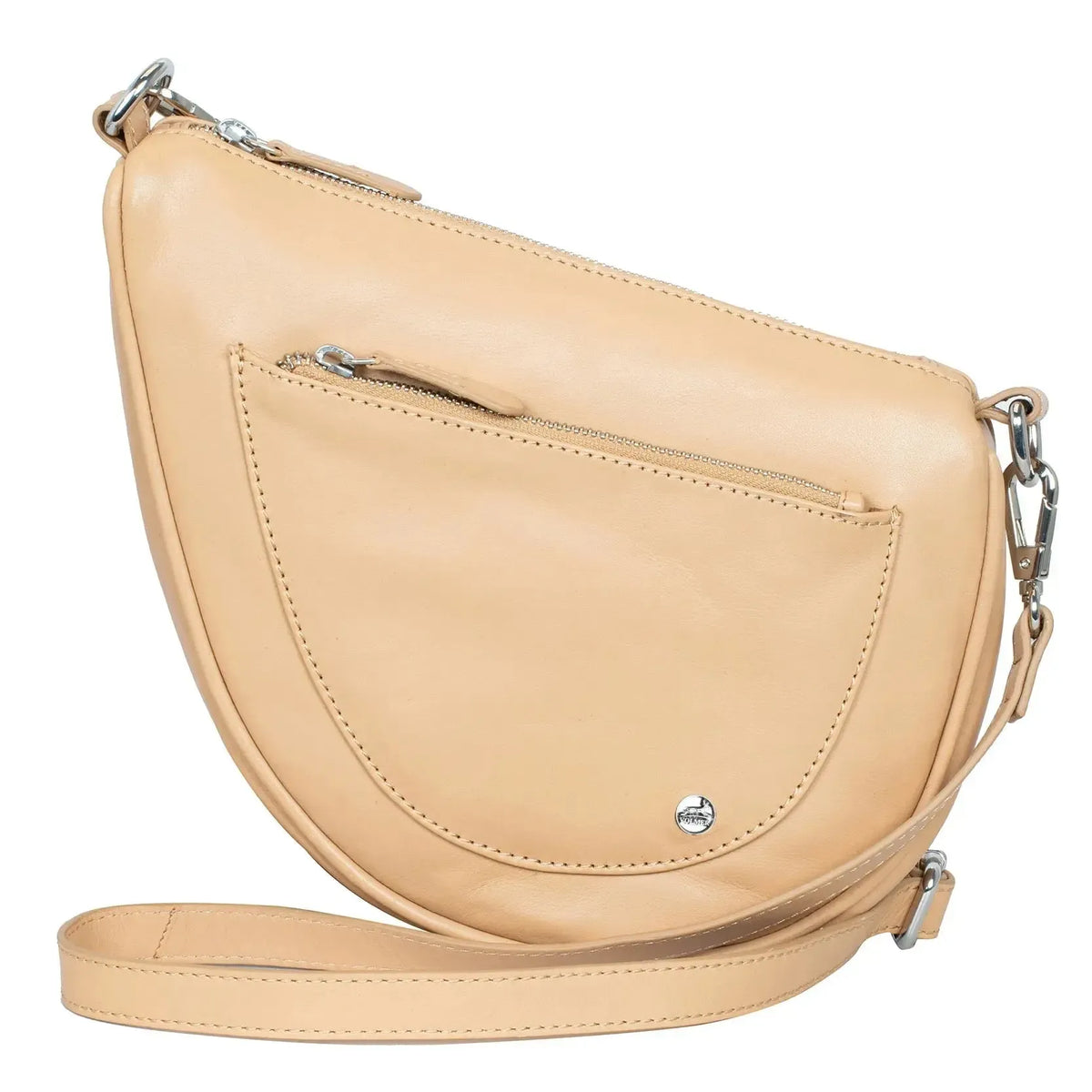 Kožená taška přes rameno – psaníčko a crossbody kabelka – s odnímatelným nastavitelným popruhem | model Vicenza