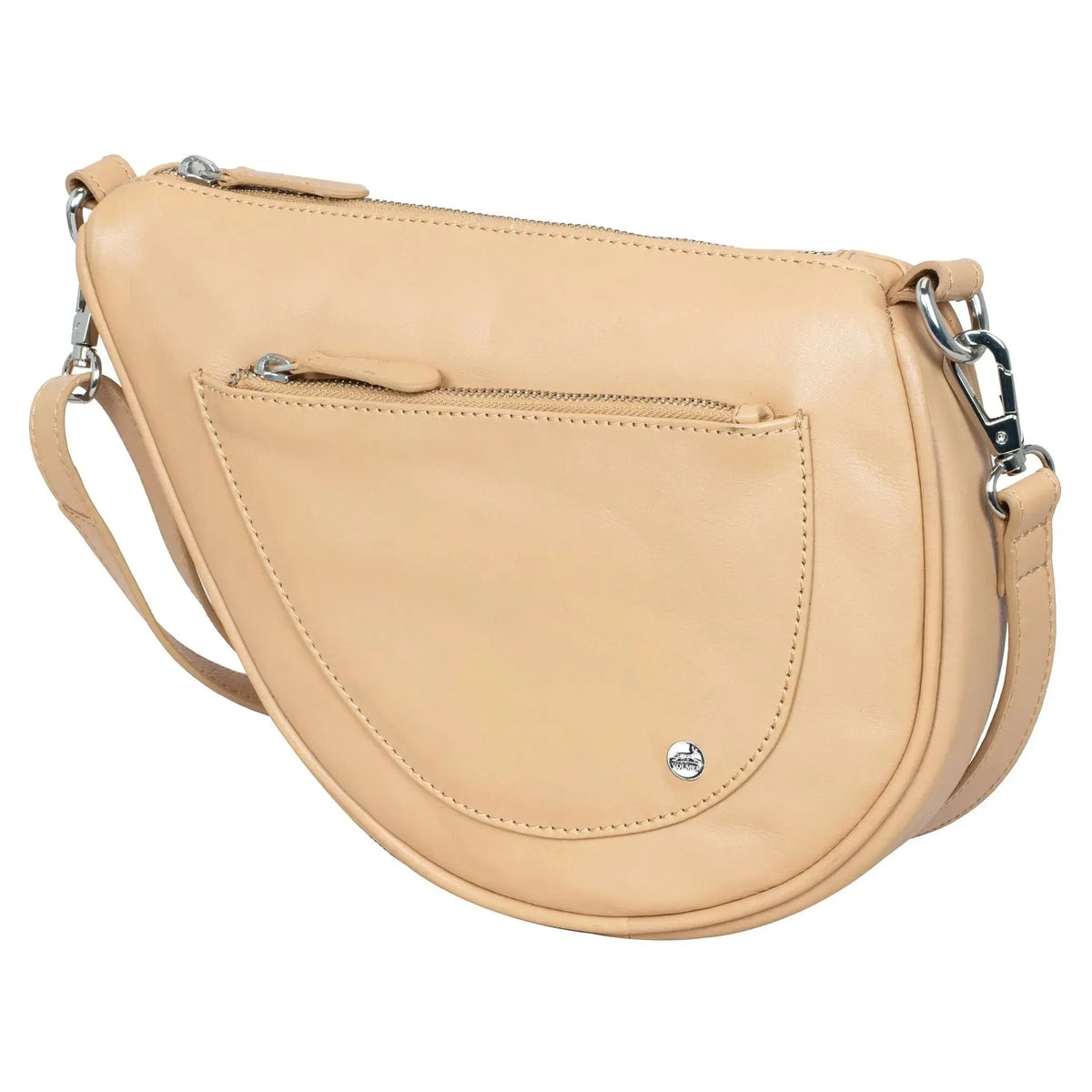 Kožená taška přes rameno – psaníčko a crossbody kabelka – s odnímatelným nastavitelným popruhem | model Vicenza