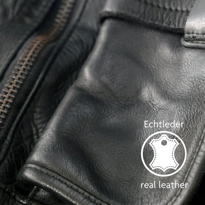 Umhängetasche Leder für Frauen – Crossbody-Bag – Vintage Used-Look | Modell Ravenna