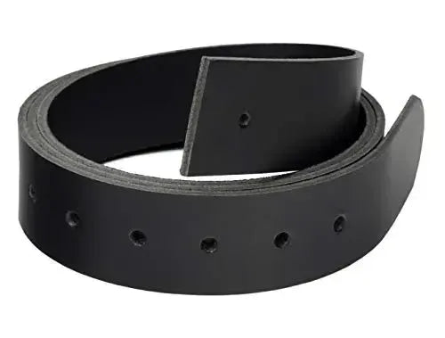 Gürtelriemen als Ersatzteil für schwarzen Ledergürtel 38 mm - bis Bundweite 125 cm - kürzbar | Riemen-10125