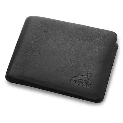 Cartera de cuero de alta calidad ‒ sin forro, solo cuero ‒ sin costuras con esquinas redondeadas ‒ gran compartimento para monedas ‒ protección RFID | ONE