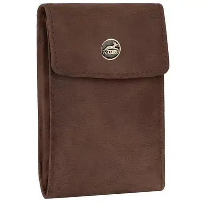 Kompakte Leder Geldbörse mit Münzfach - 9 Fächer für Karten - RFID-Schutz - inkl. Geschenkbox | VO40