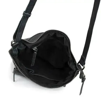 Borsa a tracolla in pelle per donna – Borsa a tracolla – Look vintage usato | Modello Ravenna