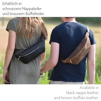Borsa a tracolla leggera in vera pelle – borsa a tracolla spaziosa e robusta | Bag9910