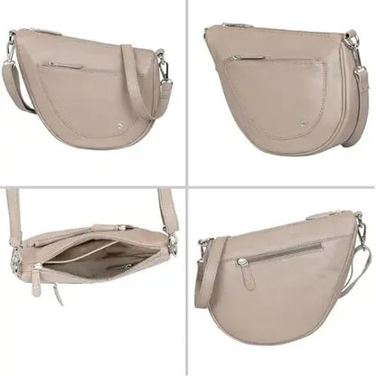 Borsa a tracolla in pelle per donna – Clutch e borsa a tracolla – con tracolla rimovibile e regolabile | Modello Vicenza