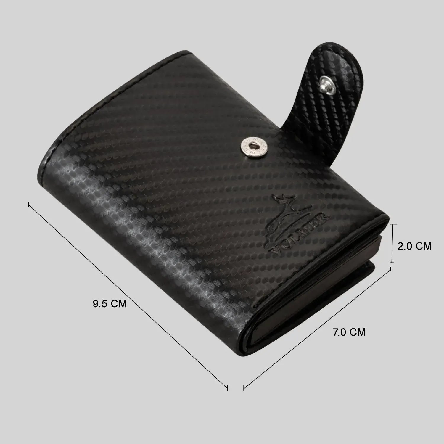 POP-UP Kartenetui mit Münzfach aus Leder – Platz für 11 Karten – Scheinfach – RFID-Schutz | VO31