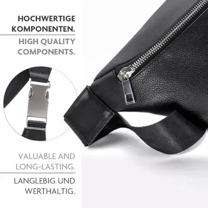 Borsa a tracolla leggera in vera pelle – borsa a tracolla spaziosa e robusta | Bag9910