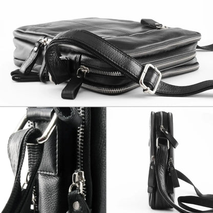 Kompakte Umhängetasche Leder für Herren und Damen – funktionale Schultertasche für jeden Tag | Laredo
