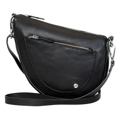 Umhängetasche Leder für Frauen – Clutch und Crossbody-Bag – mit abnehmbarem, verstellbarem Riemen | Modell Vicenza