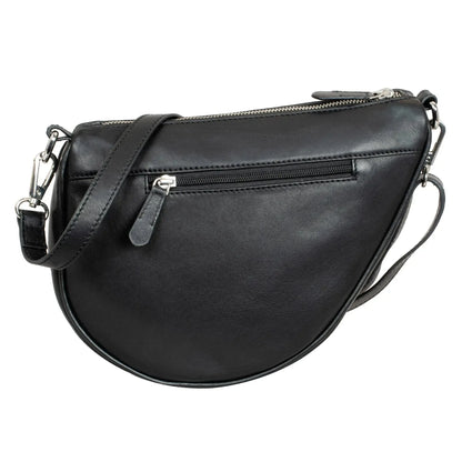 Umhängetasche Leder für Frauen – Clutch und Crossbody-Bag – mit abnehmbarem, verstellbarem Riemen | Modell Vicenza