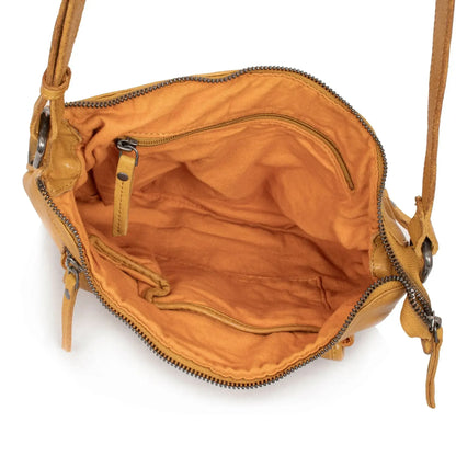 Borsa a tracolla in pelle per donna – Borsa a tracolla – Look vintage usato | Modello Ravenna
