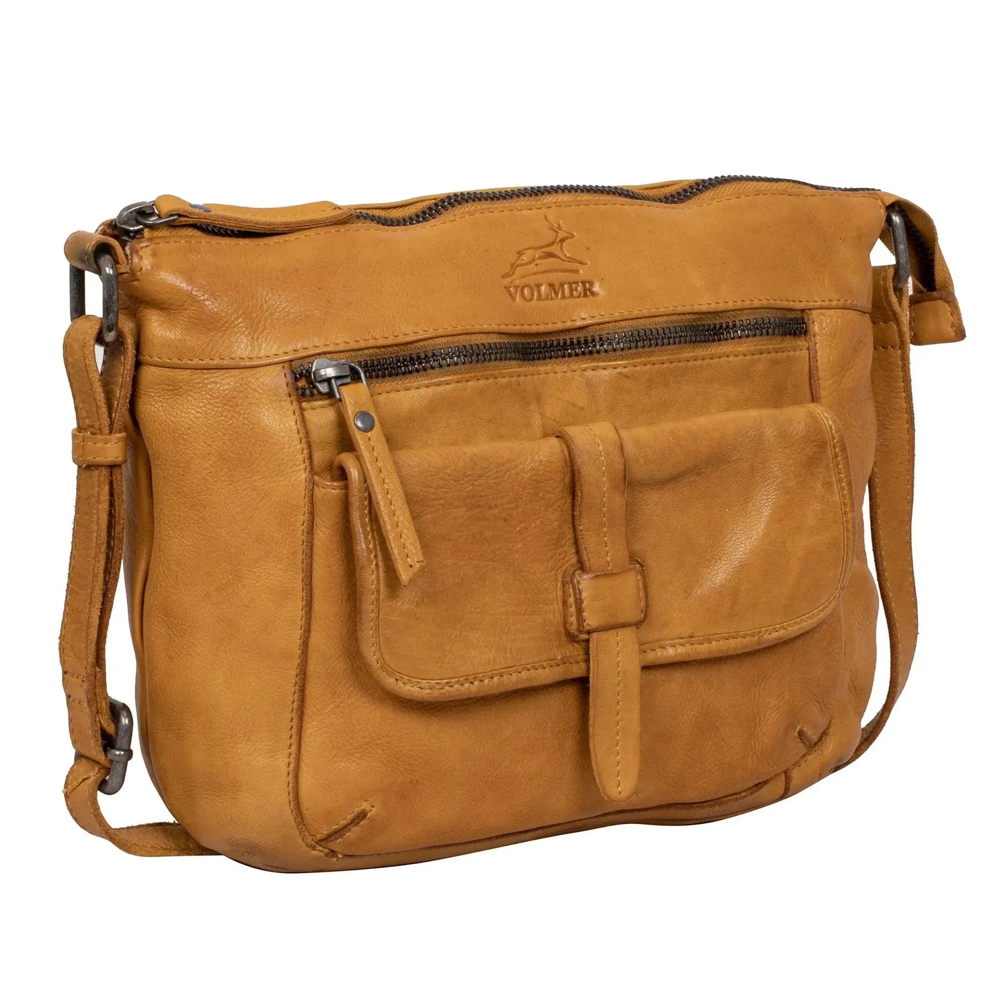 Borsa a tracolla in pelle per donna – Borsa a tracolla – Look vintage usato | Modello Ravenna