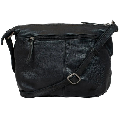 Borsa a tracolla in pelle per donna – Borsa a tracolla – Look vintage usato | Modello Ravenna