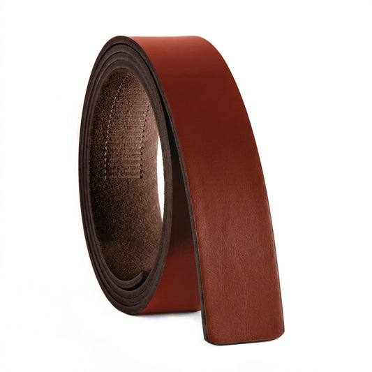 Gürtelriemen für Ratschengürtel ATG aus Leder – Breite 35mm – Bundgröße 125cm, kürzbar | ATG Riemen