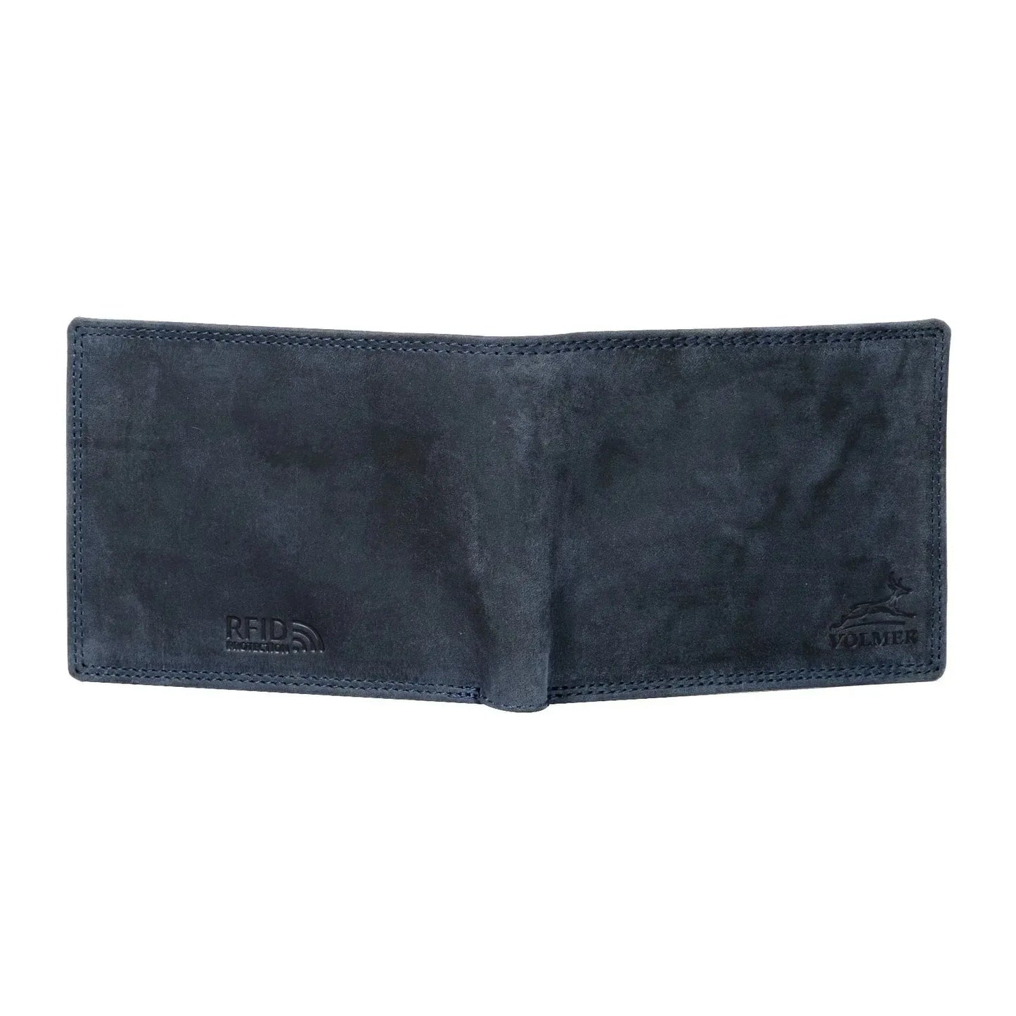 Leder Geldbörse Herren mit RFID-Schutz - extra-stabile Doppelnaht - 6 Fächer für Kreditkarten | VO8