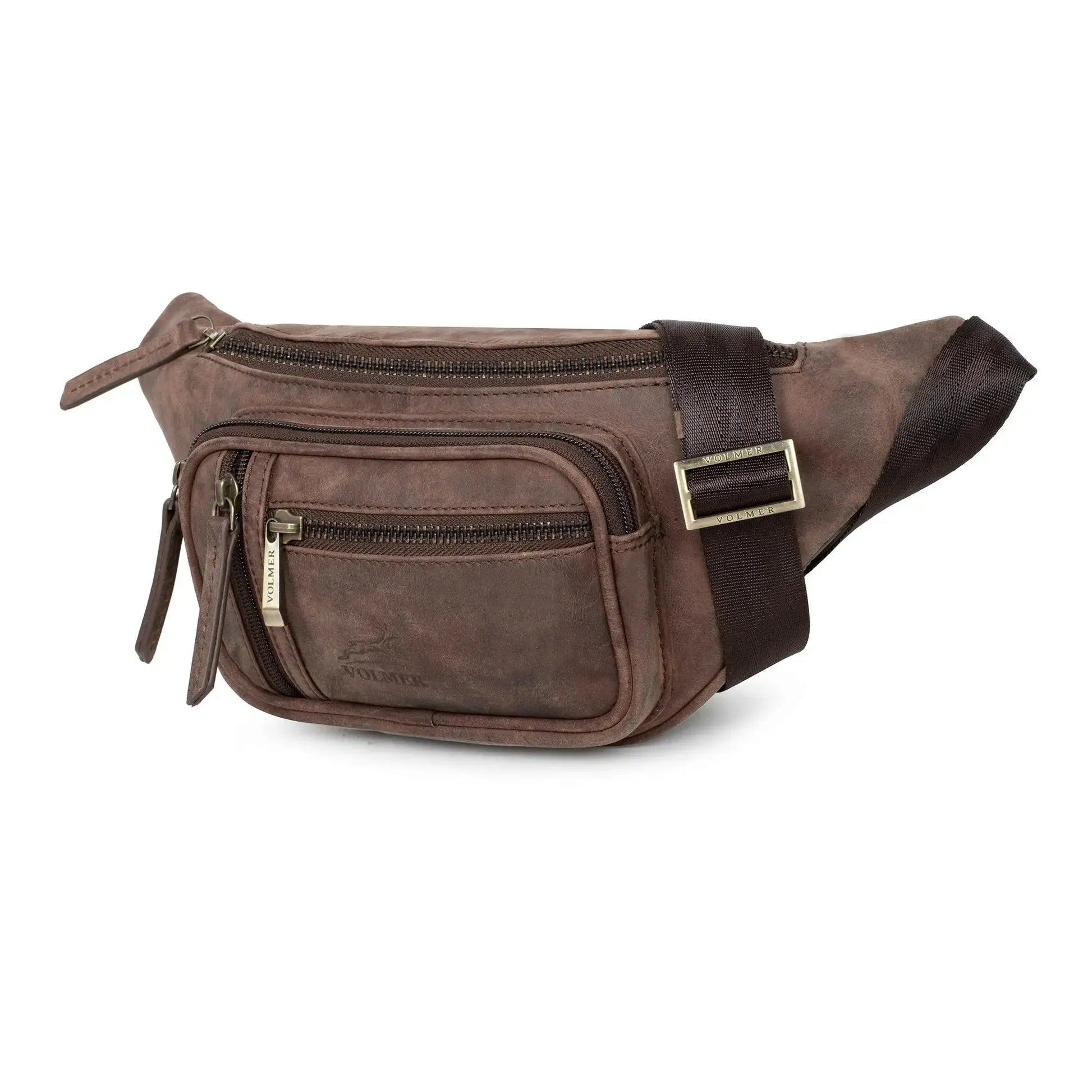 Bauchtasche Leder – 1 großes Fach, 3 kleine Fächer | Barcelona II