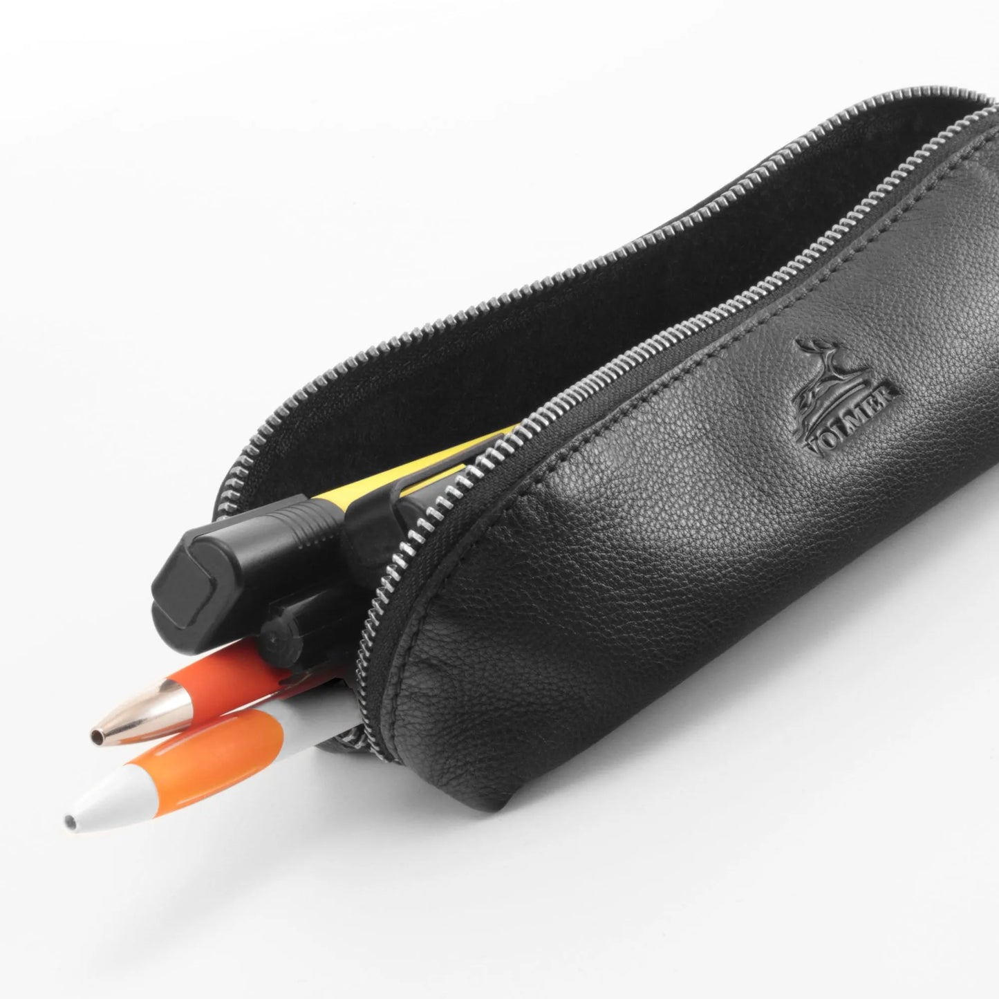 Federmäppchen Leder – Federtasche für Büro, Uni, Schule und Atelier – Stiftetui, Stiftmappe, Toolbag