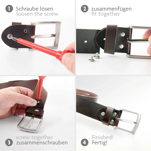 Gürtelschnalle als Ersatz für Ledergürtel 38 mm | Gürtelschnalle-38mm-Ersatz