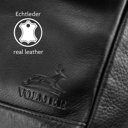 Umhängetasche Echtleder – Handgefertigte Messenger Bag für 11" Tablet & Business | Vigo