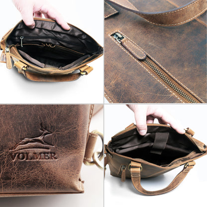 Große Leder Shopping-Bag – Echtleder Tasche für Damen  – 3-in-1 | Avenue