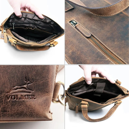 Grand sac shopping en cuir – Sac en cuir véritable pour femme – 3-en-1 | Avenue