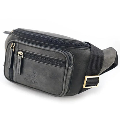 Bauchtasche Leder – 1 großes Fach, 3 kleine Fächer | Barcelona