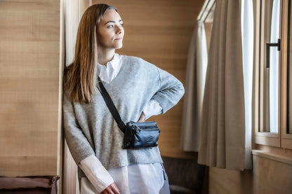 Bauchtasche Leder – 3 große Fächer | Portland