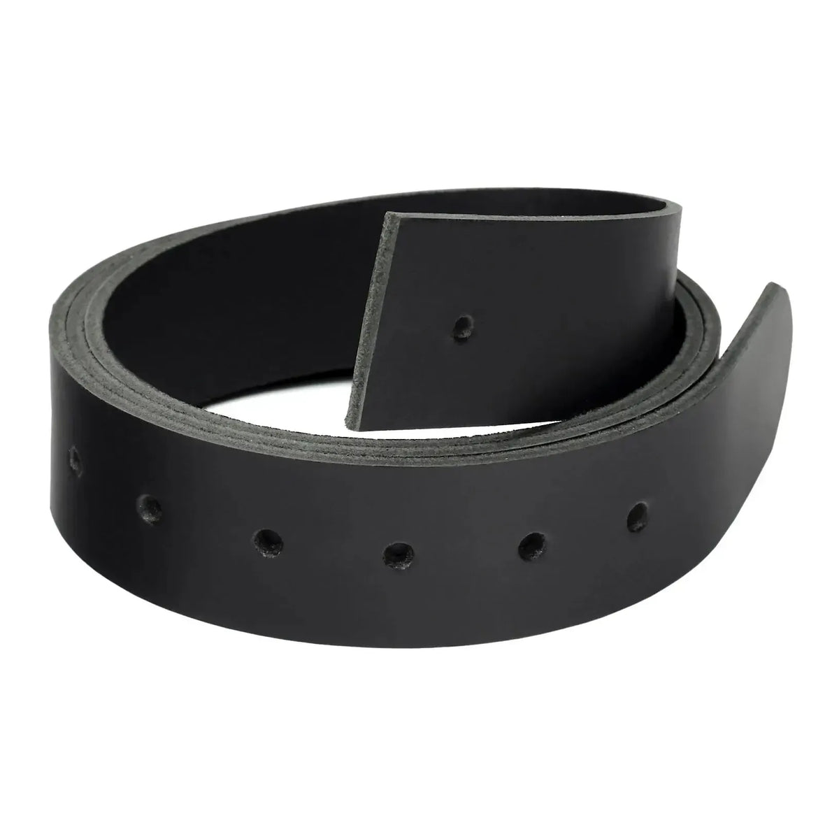 Cintura di ricambio per cintura in pelle nera da 38 mm – fino a circonferenza vita 125 cm – accorciabile | Riemen-10125