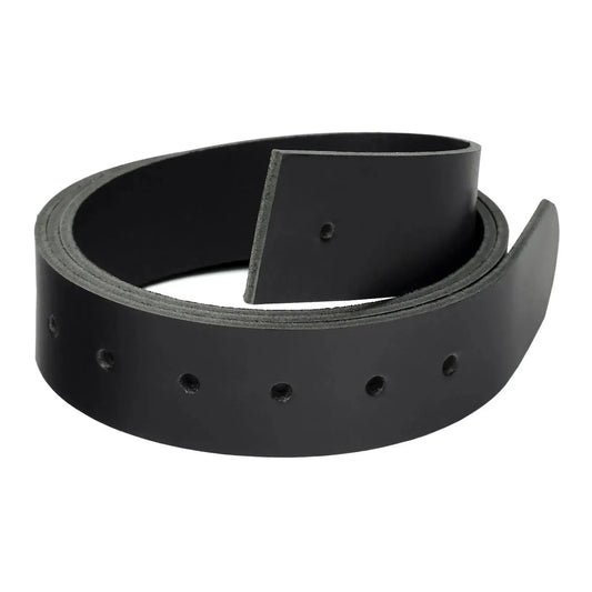 Gürtelriemen als Ersatzteil für schwarzen Ledergürtel 38 mm - bis Bundweite 125 cm - kürzbar | Riemen-10125