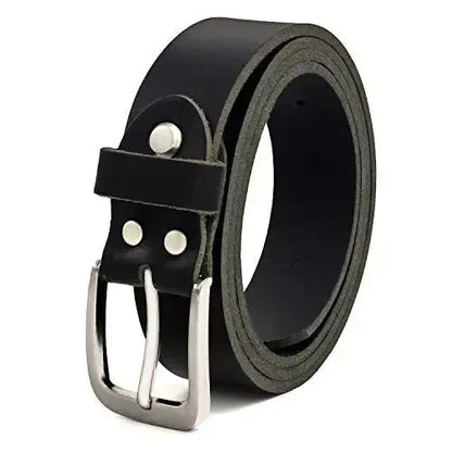 Klassischer Leder Gürtel – Schwarz – 30mm breit – leicht kürzbar | GSw300801