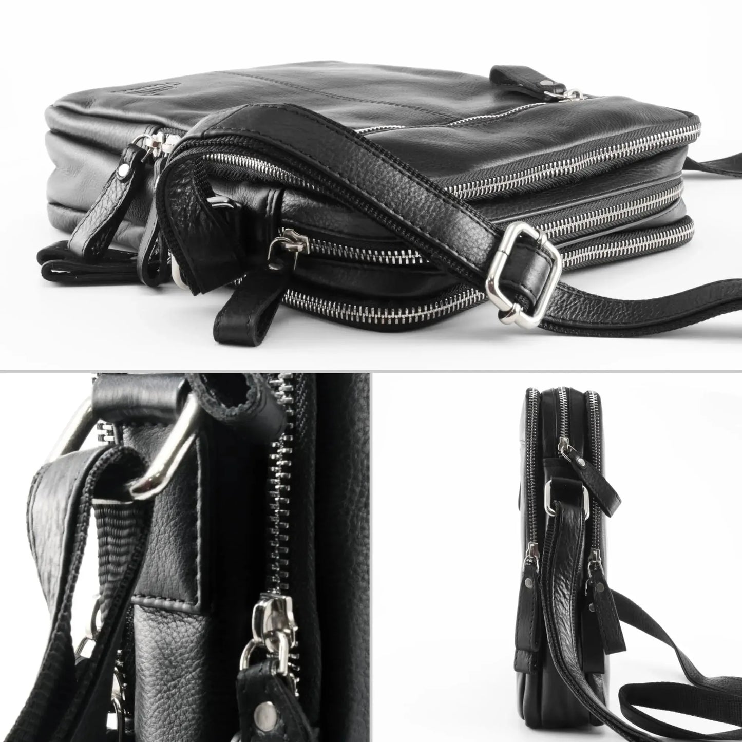 Kompakte Umhängetasche Leder – funktionale Schultertasche für jeden Tag | Laredo