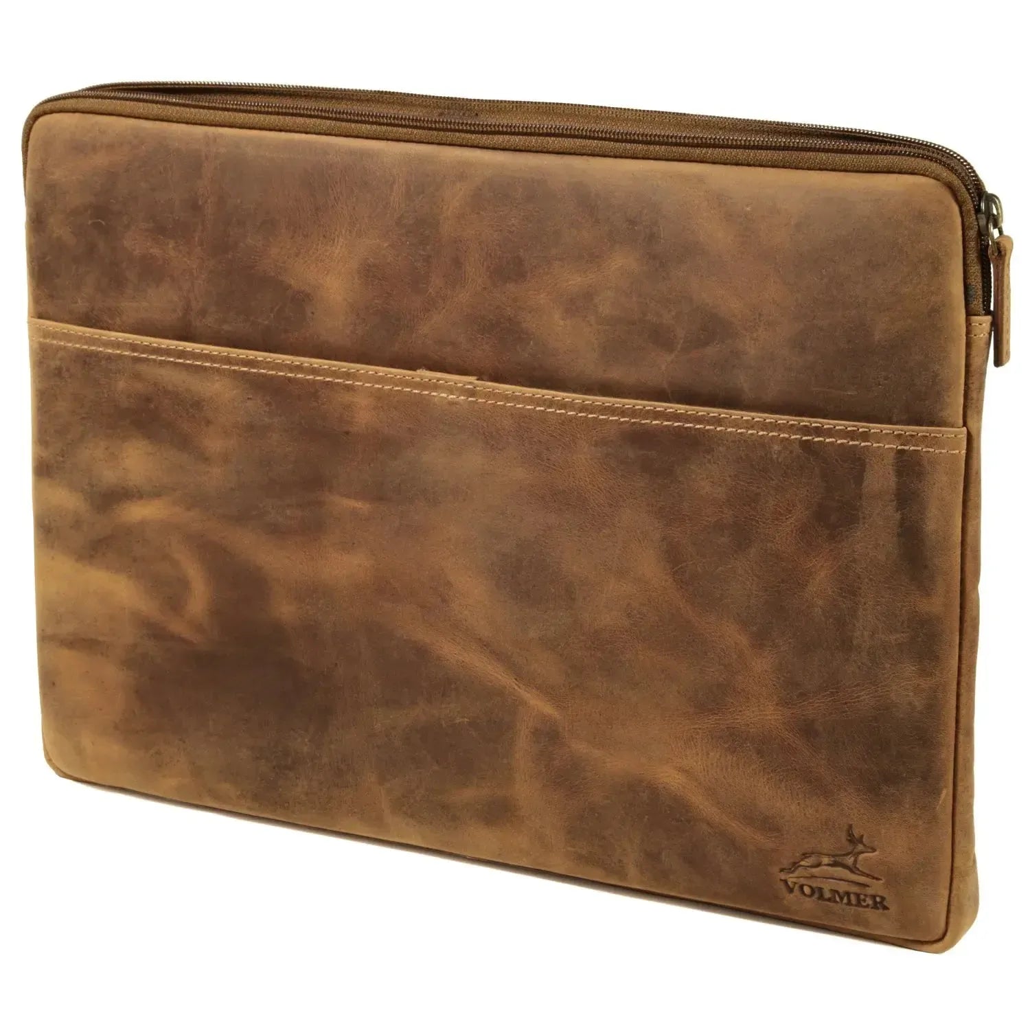 Laptophülle 13,3 Zoll / 15,6 Zoll – Leder – mit Außenfach | Cover3713095