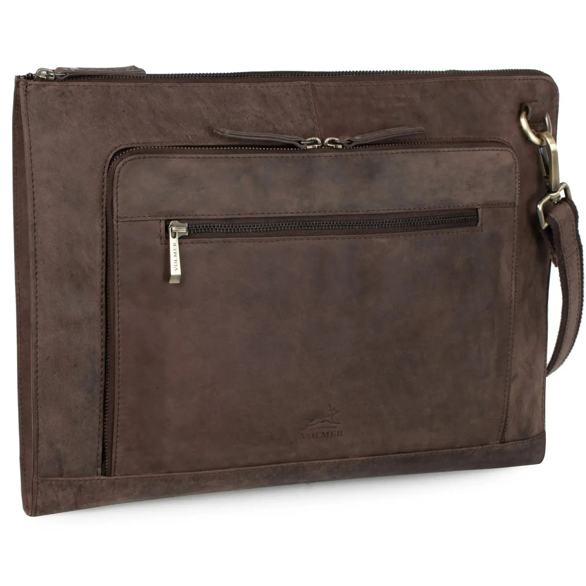 Laptoptasche 16 Zoll – Leder Umhängetasche – großes Organizer-Fach | VO2403
