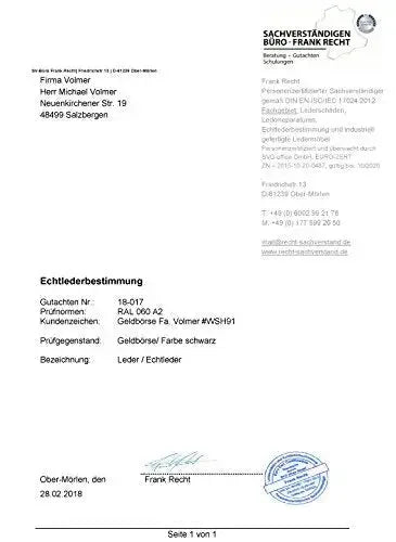 Leder Geldbörse Herren – 10 Fächer für Kreditkarten – Hochformat | VO16