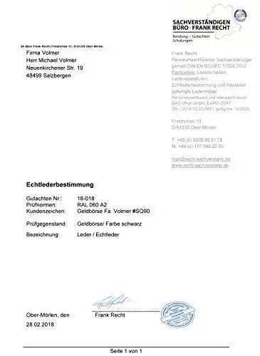 Leder Geldbörse Herren - extra-stabile Doppelnaht - 9 Fächer für Kreditkarten | VO11