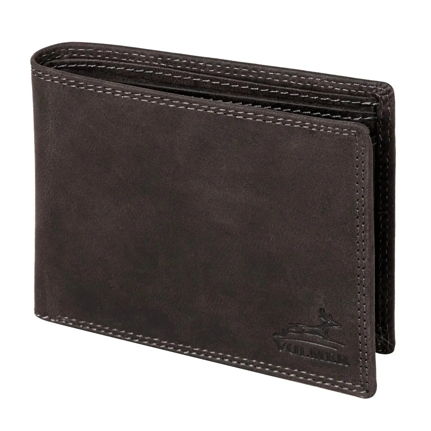 Men's leather wallet with RFID protection – extra-strong double stitching – 6 credit card slots | VO8
