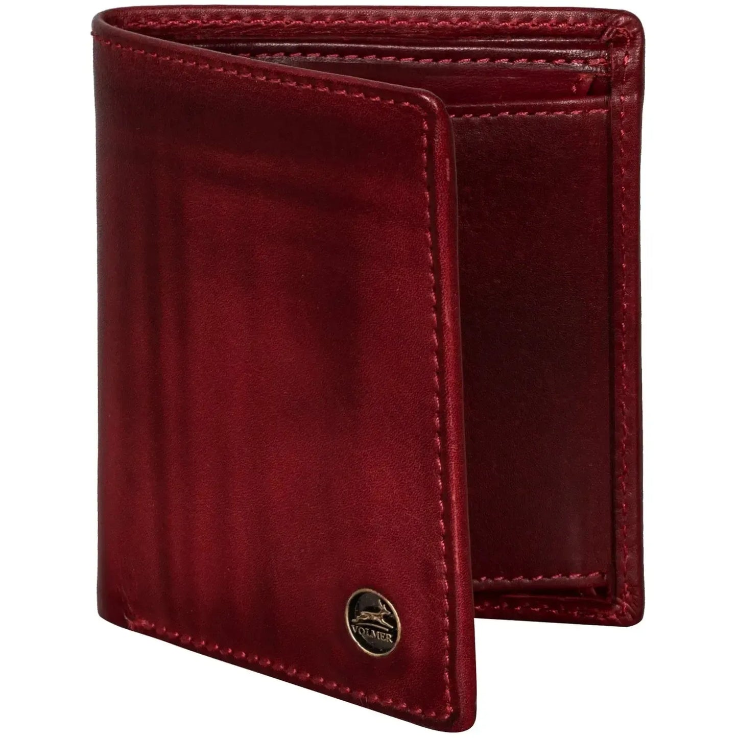 Leder Geldbörse mit RFID-Schutz - kompakt - 9 Fächer für Kreditkarten | VO47