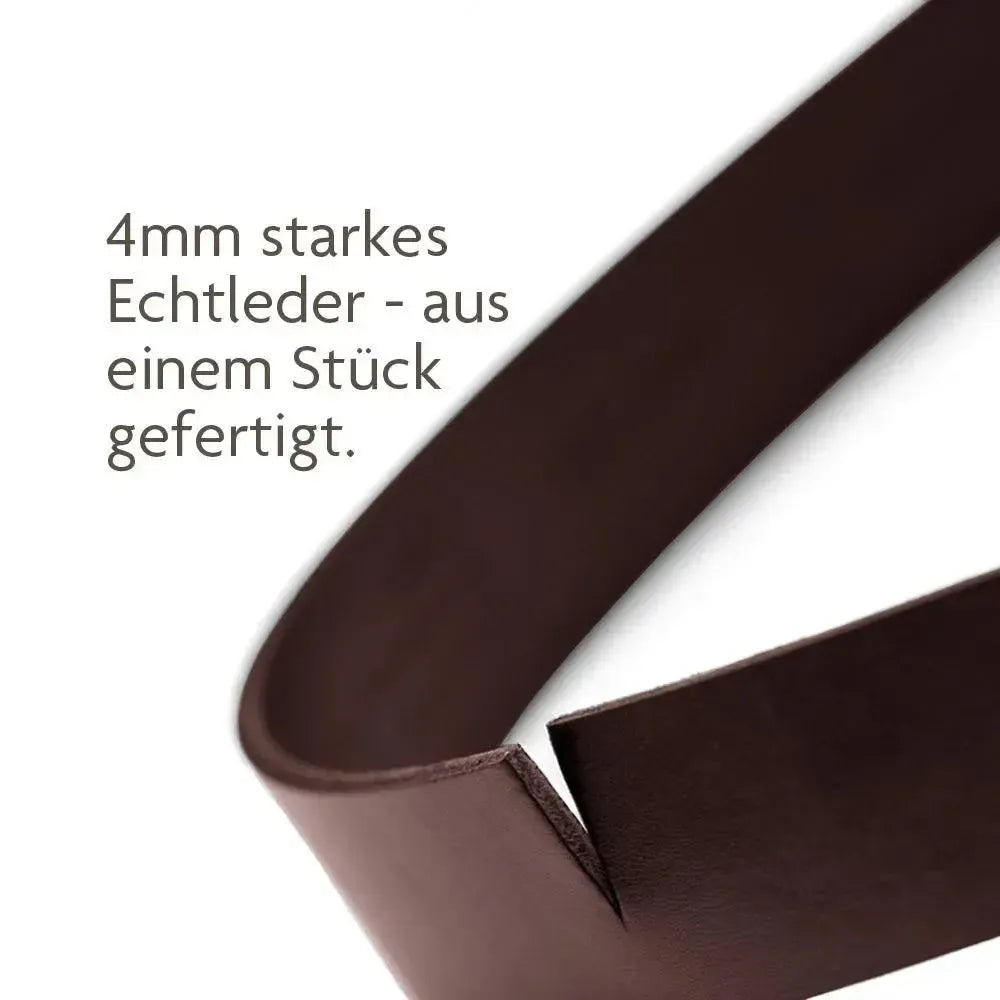 Cinturón de cuero para hombre y mujer – 35 mm, acortable – Made in Germany | Austin