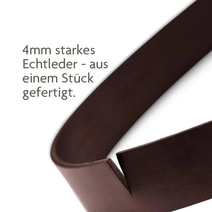 Cinturón de cuero para hombre y mujer – 35 mm, acortable – Made in Germany | Austin